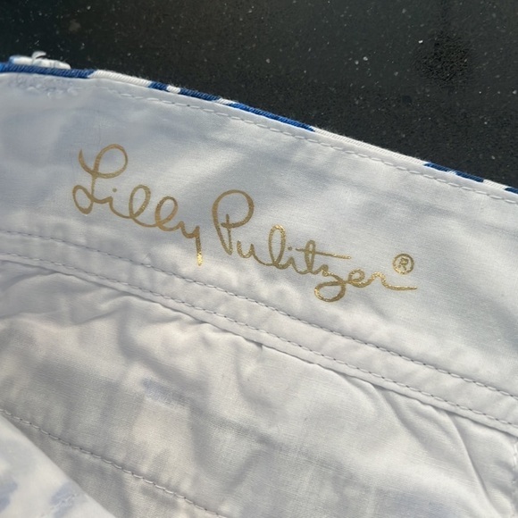 Lilly Pulitzer Callahan Short Blue Flamingo SZ 00 - Picture 6 of 8
